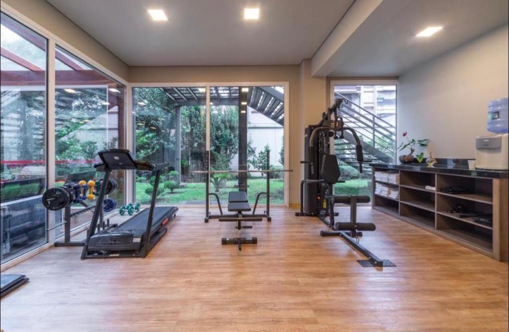 Hotel Laghetto Stilo Borges Gramado Exterior foto A gym at a condominium in Bangkok, Thailand